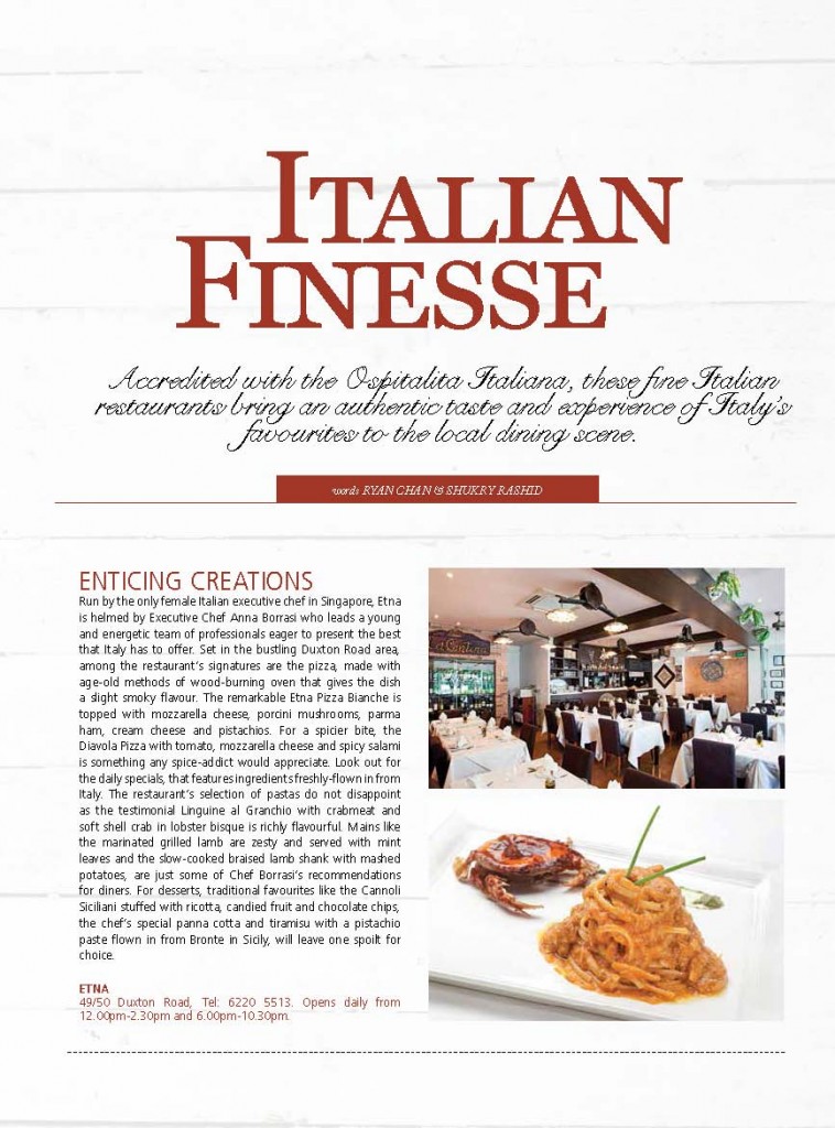 italian restaurant singapore